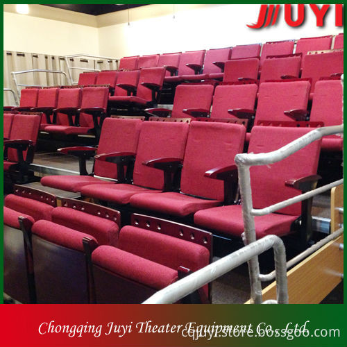 JY-780 companies price indoor gym bleachers rail chairs